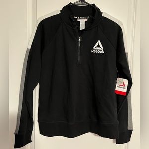 2 for $16 NWT 1/4 Zip Reebok Pullover Sweatshirt